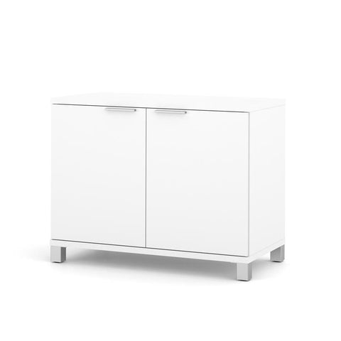 Bestar Pro-Linea 2-door Storage Unit In White