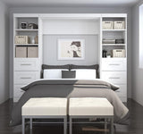 Bestar Pur 109" Full Wall Bed Kit In White