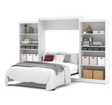 Bestar Pur 136" Queen Wall Bed Kit In White