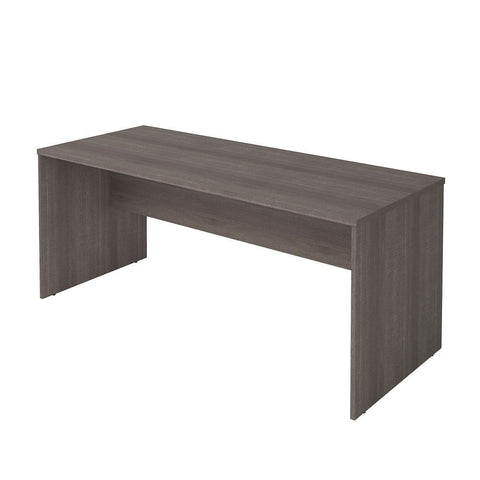 Bestar i3 Plus 72W Desk Shell in bark grey