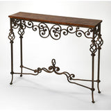 Butler Algiers Wrought Iron Console Table