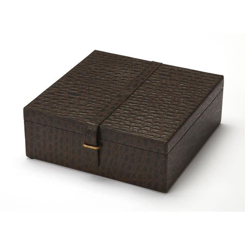 Butler Ambra Leather Storage Box
