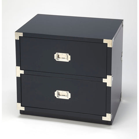 Butler Anew Blue 2 Drawer Campaign Chest