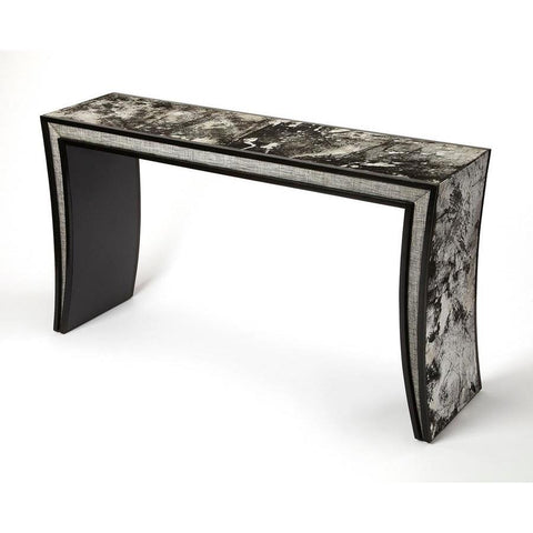 Butler Ardmore Hair-On-Hide Leather Console Table
