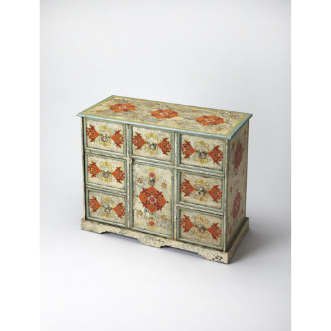 Butler Artifacts Accent Chest In Hand Painted