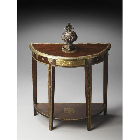 Butler Artifacts Demilune Console Table