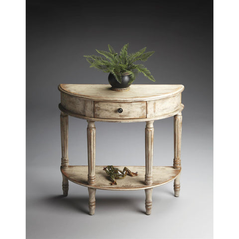 Butler Artists' Originals Demilune Console Table In Chateau Gray