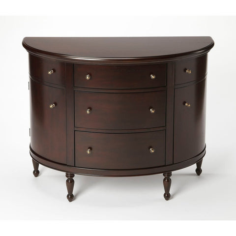 Butler Bedford Mahogany Demilune Console Chest