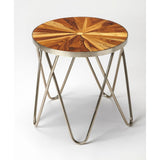 Butler Hairpin Iron & Wood End Table