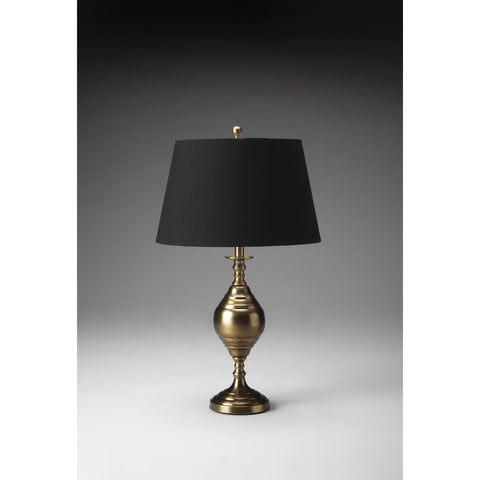 Butler Hors D'Oeuvres Table Lamp In Antique Brass Finish 7108116
