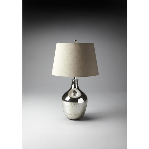 Butler Hors D'Oeuvres Table Lamp In Mercury Antique Nickel 7110116