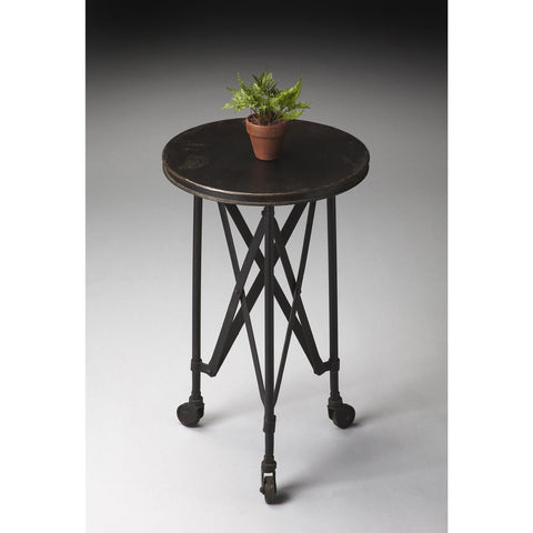 Butler Industrial Chic Accent Table In Metalworks 1168025