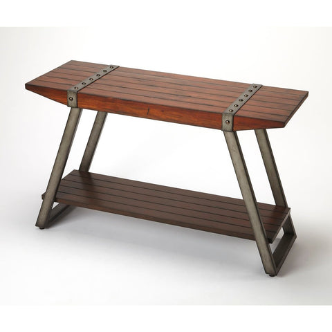 Butler Lamont Iron & Wood Console Table