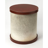 Butler Leandro Hair-On-Hide Leather End Table