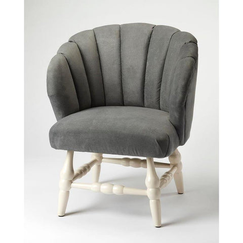Butler Malcom Gray Velvet Accent Chair