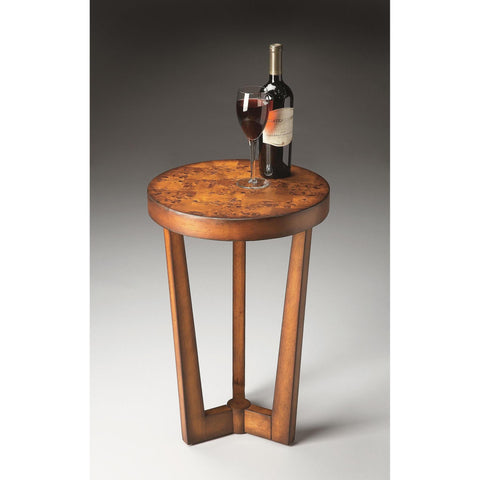 Butler Masterpiece Accent Table In Olive Ash Burl 6021101