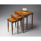 Butler Masterpiece Nest Of Tables In Olive Ash Burl 3021101