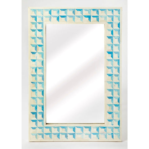 Butler Serena Blue Bone Inlay Wall Mirror