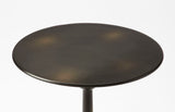 Butler Zora Black Iron Pedestal End Table