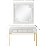 Camden Isle Dynasty Wall Mirror and Console Table