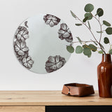 Camden Isle Floral Silk Wall Mirror II
