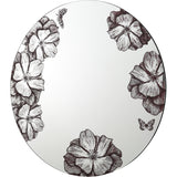 Camden Isle Floral Silk Wall Mirror II