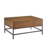 Comfort Pointe Amherst Brown Pine Lift Top Coffee Table