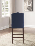 Comfort Pointe Carteret Navy Leather Counter Stool