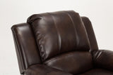 Comfort Pointe Clifton Leather Gel Recliner in Burnished Brown
