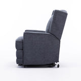 Comfort Pointe Connoly Blue Wingback Lift Chair