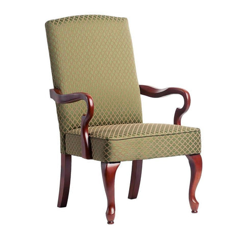 Comfort Pointe Derby Green Gooseneck Arm Chair