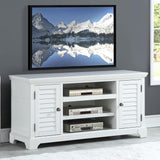 Comfort Pointe Destin White 60 Inch TV Stand