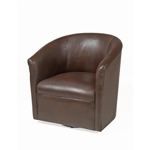 Comfort Pointe Draper Chocolate Swivel Chair