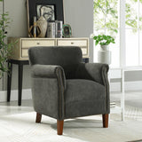 Comfort Pointe Holly Charcoal Fabric Club Chair