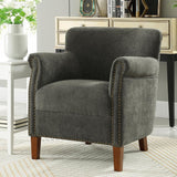 Comfort Pointe Holly Charcoal Fabric Club Chair