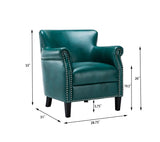Comfort Pointe Holly Club Chair in Teal