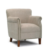 Comfort Pointe Holly Oatmeal Fabric Club Chair