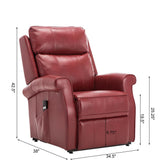 Comfort Pointe Lehman Red Traditional Lift Chair