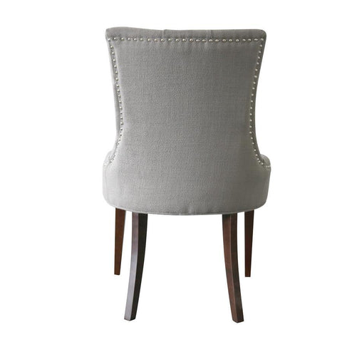 Comfort Pointe Madelyn Tufted Chair in Cherry & Granite