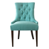 Comfort Pointe Madelyn Tufted Chair in Cherry & Ocean