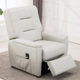 Comfort Pointe Phoenix Ivory Faux Leather Lift Chair