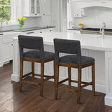 Comfort Pointe Rowell Grey Counter Stool