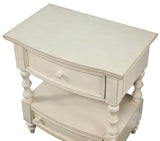 Comfort Pointe Shelton Antique White 2 Drawer Nightstand