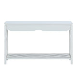 Comfort Pointe Thomas White Chippendale-style Sofa Table