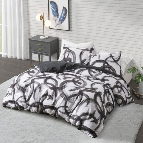 CosmoLiving Anaya Cotton Printed Comforter Set Full/Queen
