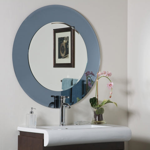 Decor Wonderland Camilla Round Modern Bathroom Mirror