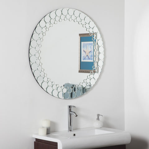 Decor Wonderland Circles Bathroom Mirror