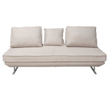 Diamond Sofa Dolce Lounge Seating Platform w/Moveable Backrest Supports - Sand Fabric