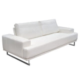 Diamond Sofa Russo Sofa w/Adjustable Seat Backs in White Air Leather