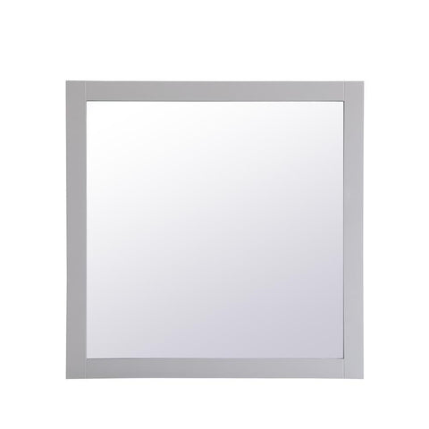 Elegant Lighting Aqua square vanity mirror 36 inch in Grey
